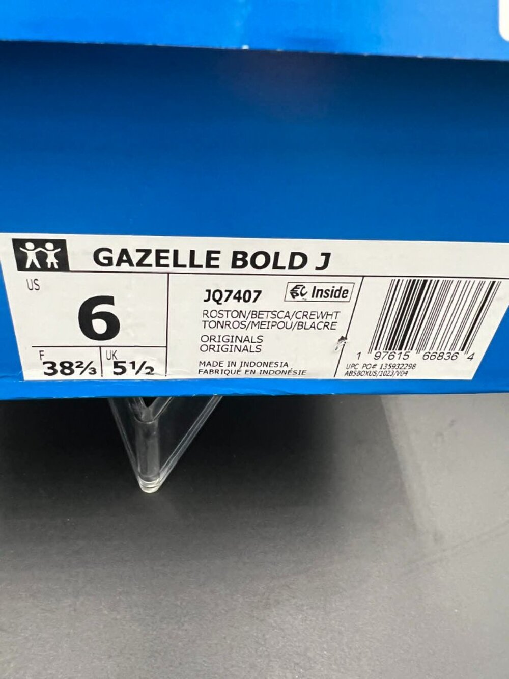 Adidas Gazelle Bold J Platform Sneaker - Picture 7 of 7
